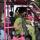 Pakistani women drive pink auto-rickshaws on the streets of Lahore.